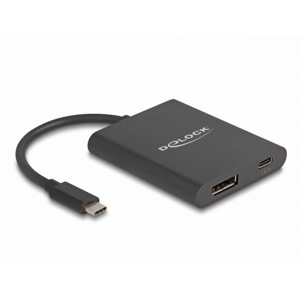 DeLOCK USB Type-C Adapter to DisplayPort (DP Alt Mode) 8K with HDR and Power Delivery 60 W