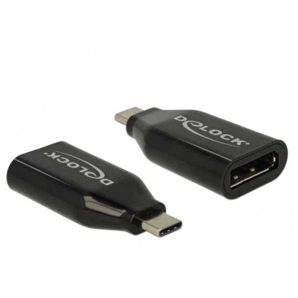 DeLOCK Adattatore USB Type-C maschio per DisplayPort femmina (DP Alt Mode) 4K 60 Hz