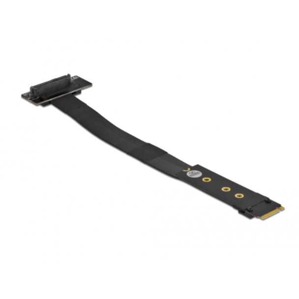DeLOCK M.2 Key M per U.2 SFF-8639 Adattatore NVMe angolato con cavo da 20 cm