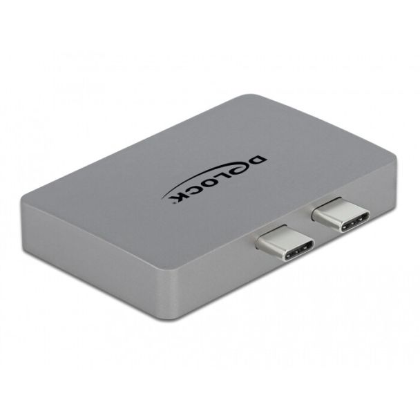 DeLOCK Dual HDMI Adapter with 4K 60 Hz and PD 3.0 for MacBook