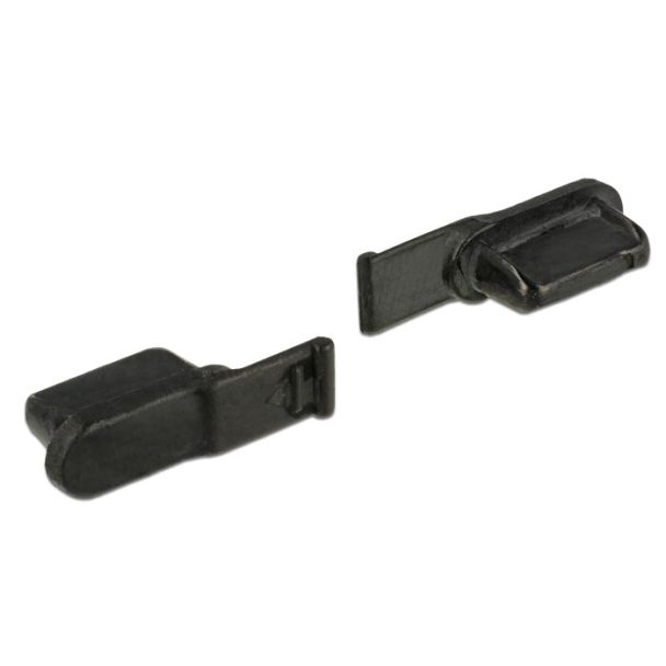 DeLOCK 64033 socket safety cover Black 10 pc(s)