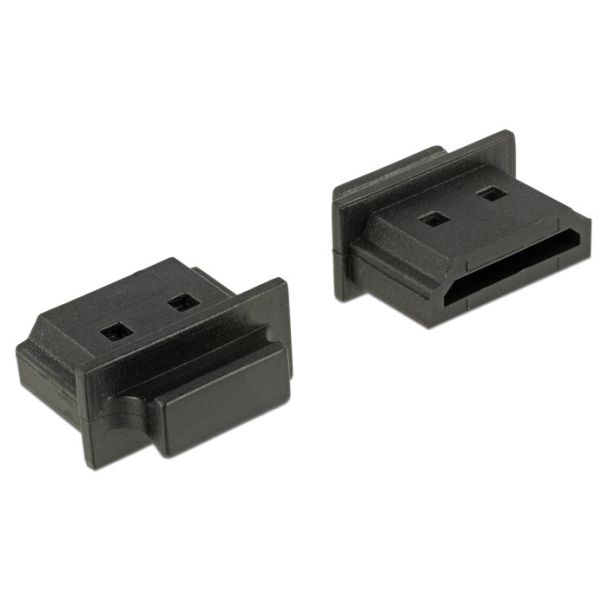 DeLOCK 64029 socket safety cover HDMI A Black 10 pc(s)