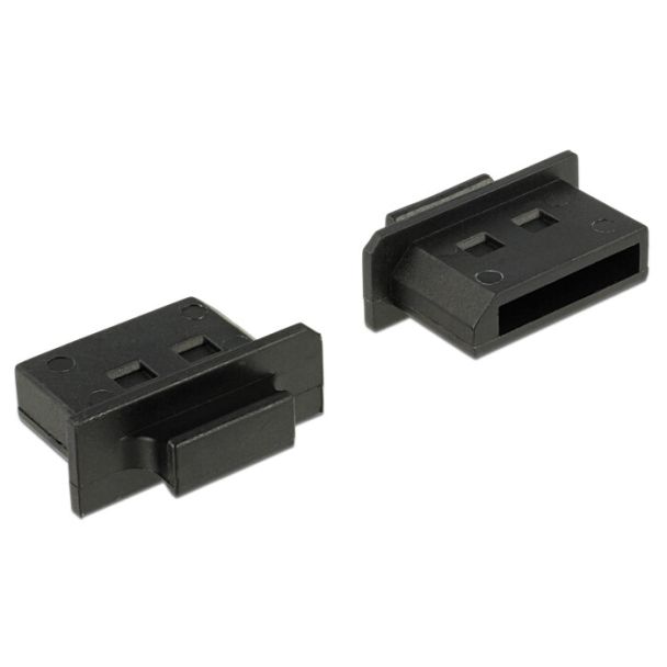DeLOCK 64025 socket safety cover Displayport Black 10 pc(s)