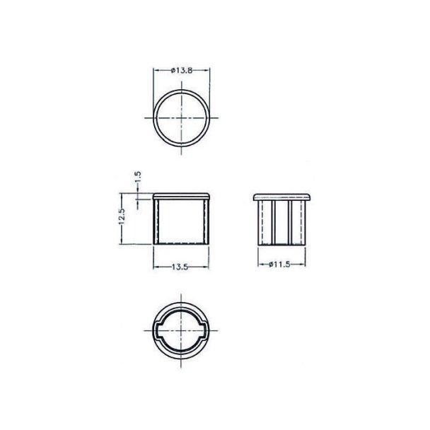 DeLOCK 64022 Copertura di sicurezza per presa elettrica BNC Trasparente 10 pz
