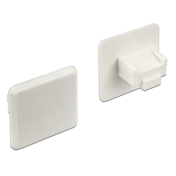 DeLOCK 64019 socket safety cover RJ-45 White 10 pc(s)