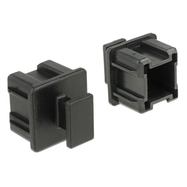 DeLOCK 64012 socket safety cover Black 10 pc(s)
