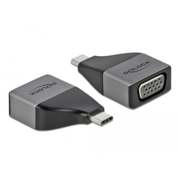 DeLOCK Adattatore USB Type-C per VGA (DP Alt Mode) 1080p – design compatto