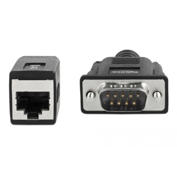 DeLOCK Serial RS-232/422/485 Adapter DB9 male to RJ45 jack