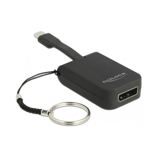 DeLOCK 63940 video cable adapter 0.03 m USB Type-C DisplayPort Black