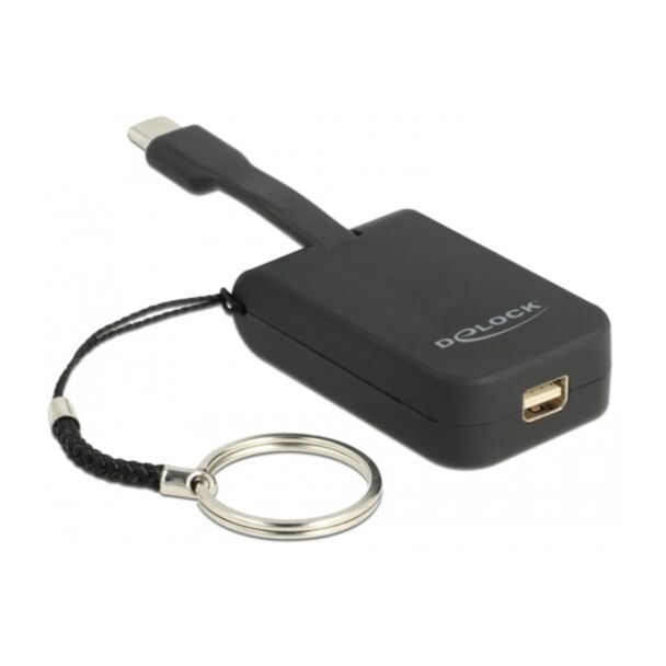 DeLOCK 63939 video cable adapter 0.03 m USB Type-C mini DisplayPort Black