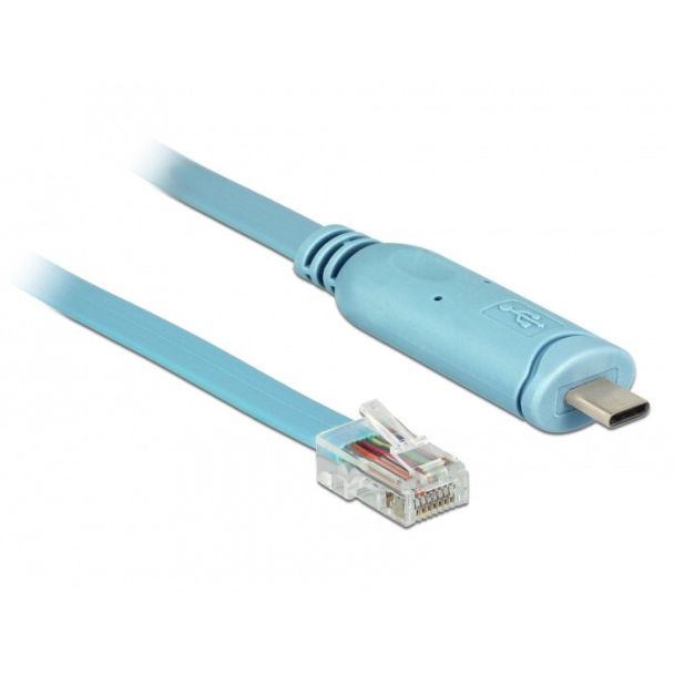 DeLOCK 63914 serial cable Blue 3 m USB Type-C RJ45