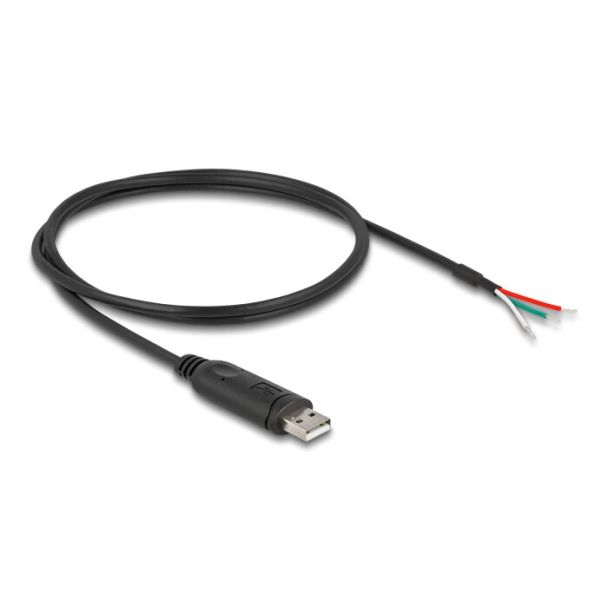 DeLOCK Adapter Cable USB 2.0 Type-A to Serial RS-485 with 3 x open wire ends 1 m