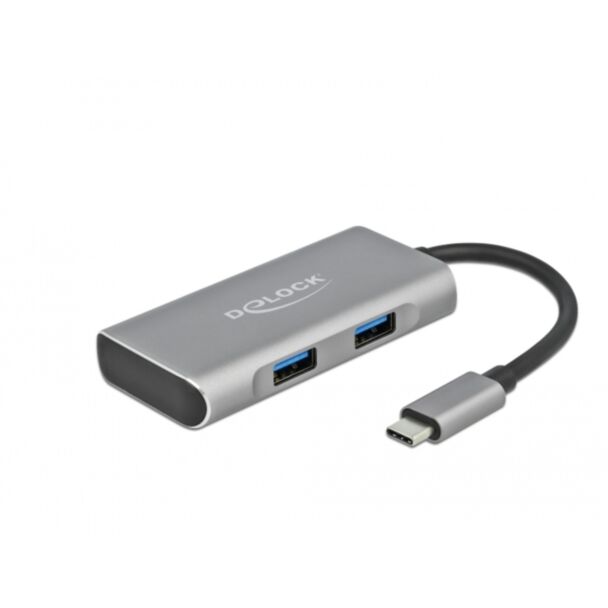 DeLOCK External USB 10 Gbps USB Type-C Hub with 3 x USB Type-A and 1 x USB Type-C
