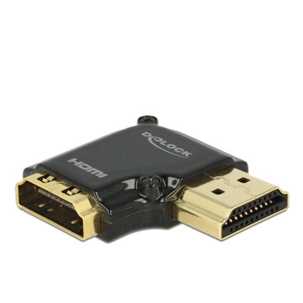 DeLOCK HDMI-A/HDMI-A, F/M, 90° Nero