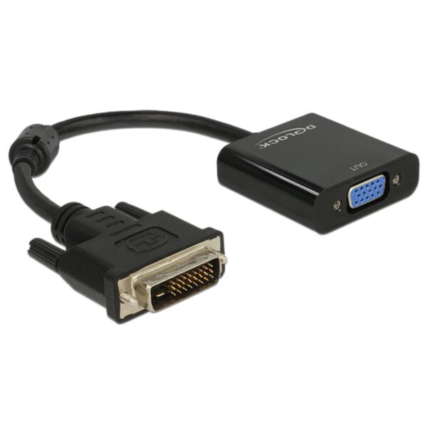 DeLOCK 0.16m DVI-D/VGA 0.245 m VGA (D-Sub) Black