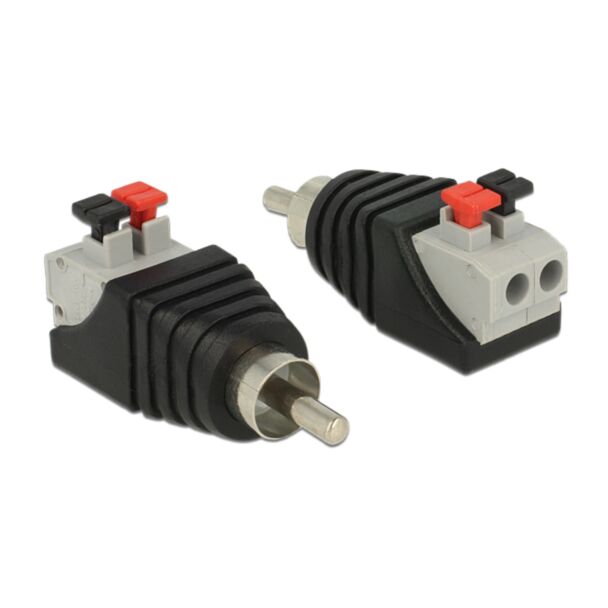 DeLOCK 65566 cable gender changer RCA Black, Grey, Red