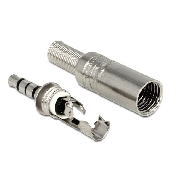 DeLOCK 65546 cavo di collegamento 3.5 mm Argento