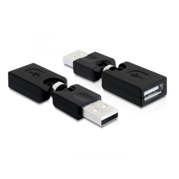 DeLOCK 65260 adattatore per inversione del genere dei cavi USB 2.0 A Nero
