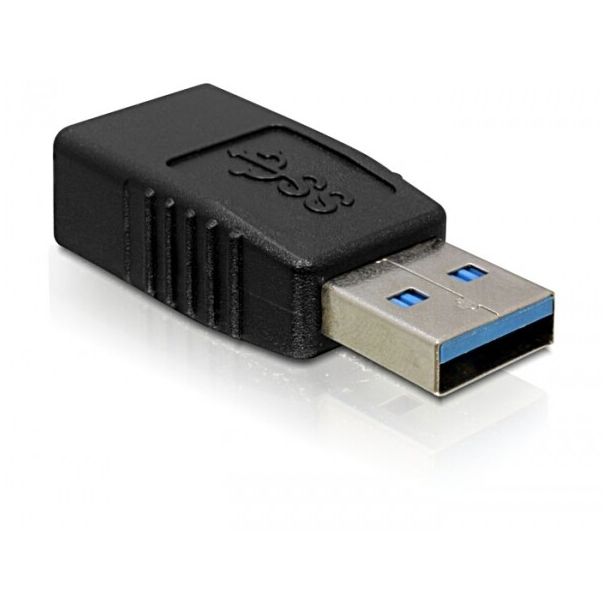 DeLOCK USB 3.0-A Adapter USB-A Black