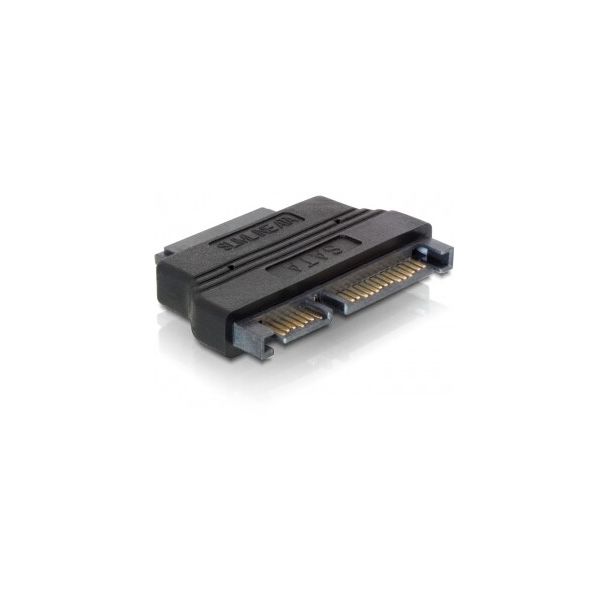 DeLOCK SATA 22-pin / Slim SATA Adapter SATA 22-pin M Slim SATA 13-pin FM Black