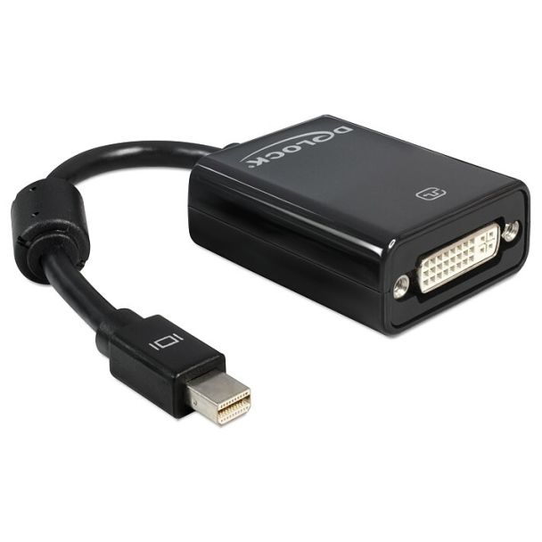 DeLOCK Adapter mini Displayport 0.18 m DVI-I Black
