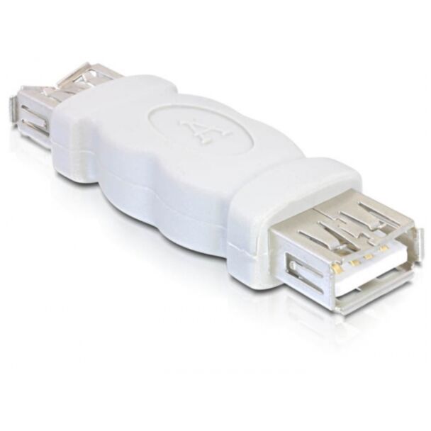 DeLOCK USB A Adapter USB 2.0 A FM Grigio
