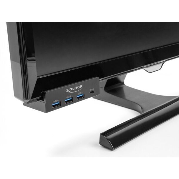 DeLOCK 64284 hub di interfaccia USB 2.0 Type-A 5000 Mbit/s Nero