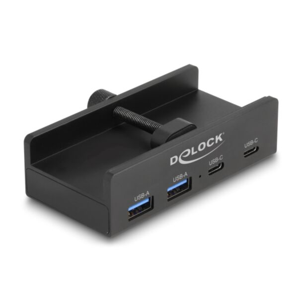 DeLOCK 64262 hub di interfaccia USB 2.0 Type-A 5000 Mbit/s Nero