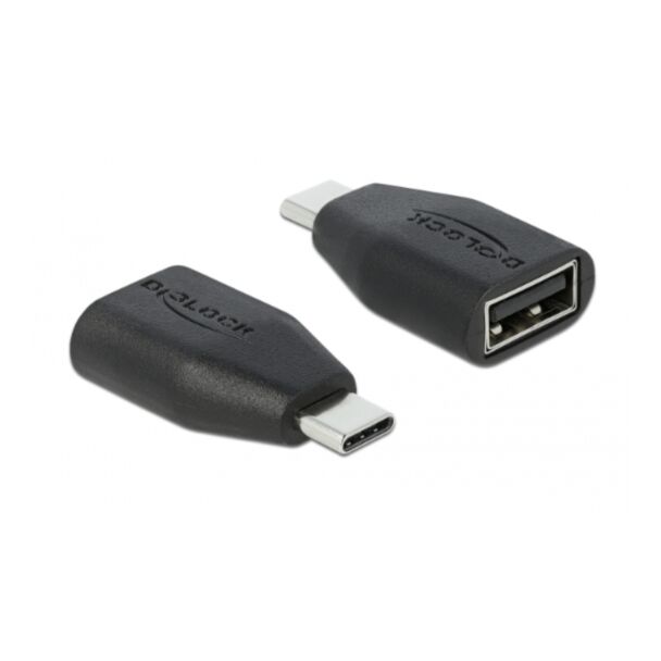DeLOCK Data blocker USB Type-C maschio per Tipo-A femmina