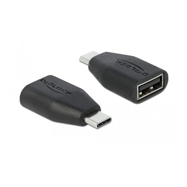 DeLOCK Data blocker USB Type-C maschio per Tipo-A femmina
