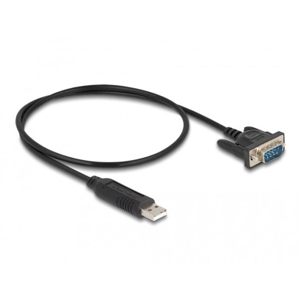 DeLOCK Adattatore USB 2.0 per RS-232 seriale con alloggiamento del connettore seriale compatto 50 cm FTDI