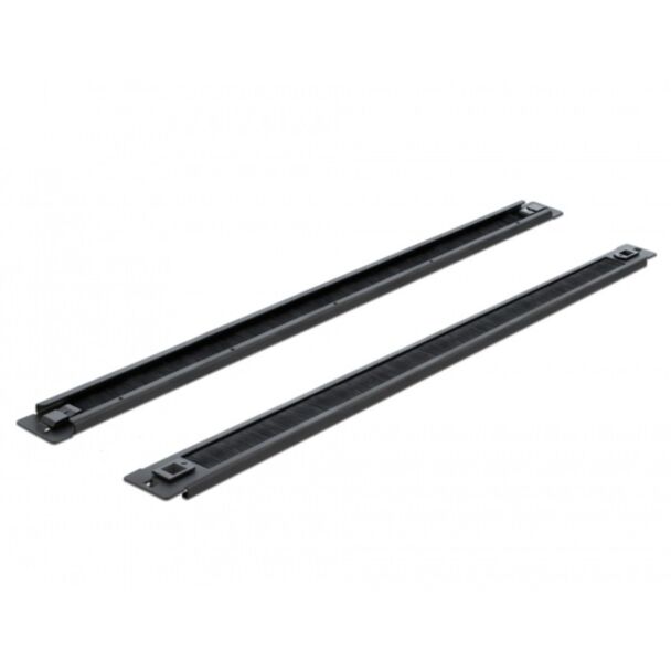 DeLOCK 19″ Cable Management Brush Strip tool free 1U black