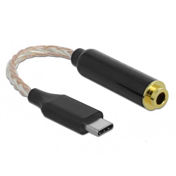 DeLOCK 66302 cavo per cellulare Nero 0,125 m USB C