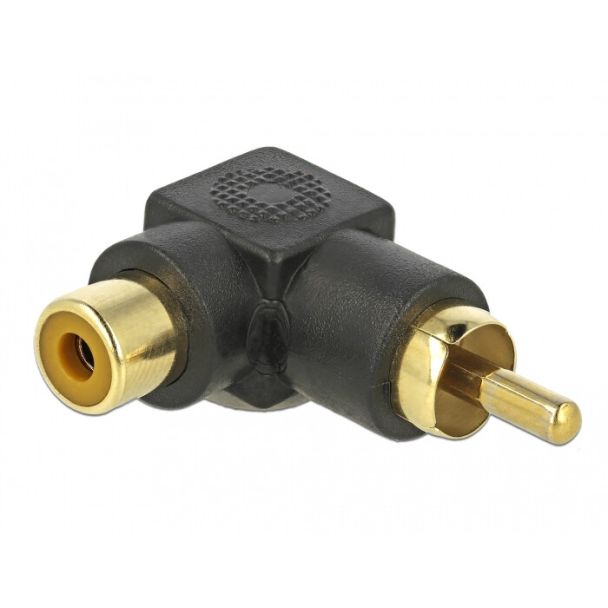 DeLOCK 66168 cable gender changer RCA Black