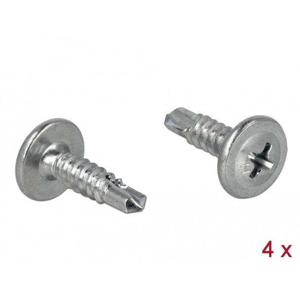 DeLOCK 66083 kit di fissaggio Acciaio inox