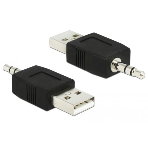 DeLOCK 66069 adattatore per inversione del genere dei cavi USB A 3.5 Nero