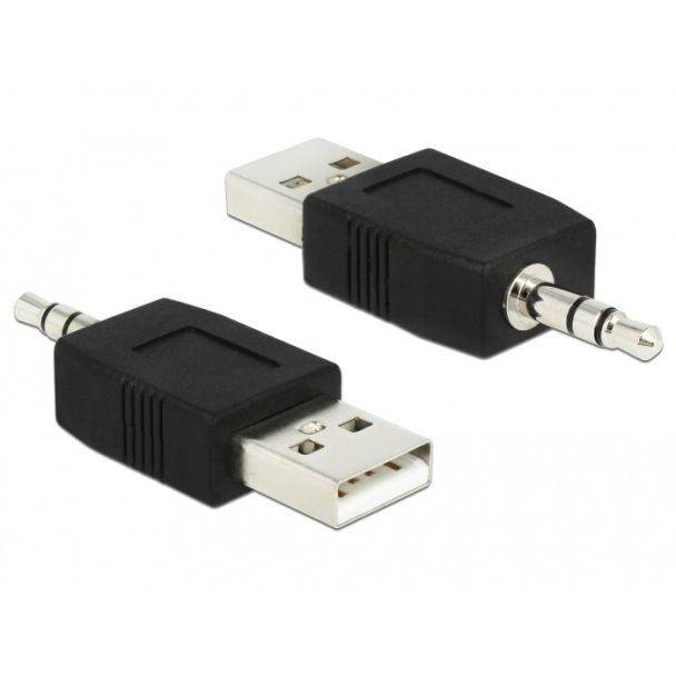 DeLOCK 66069 adattatore per inversione del genere dei cavi USB A 3.5 Nero