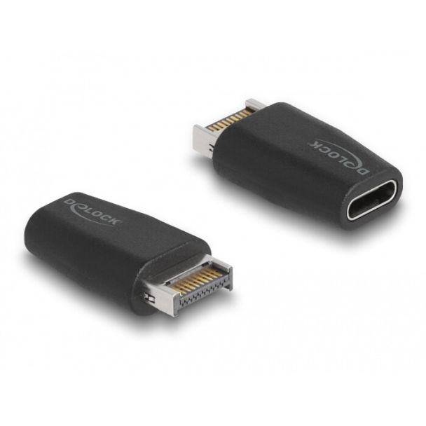 DeLOCK Adattatore USB 3.2 Chiave A maschio per USB Type-C femmina nero
