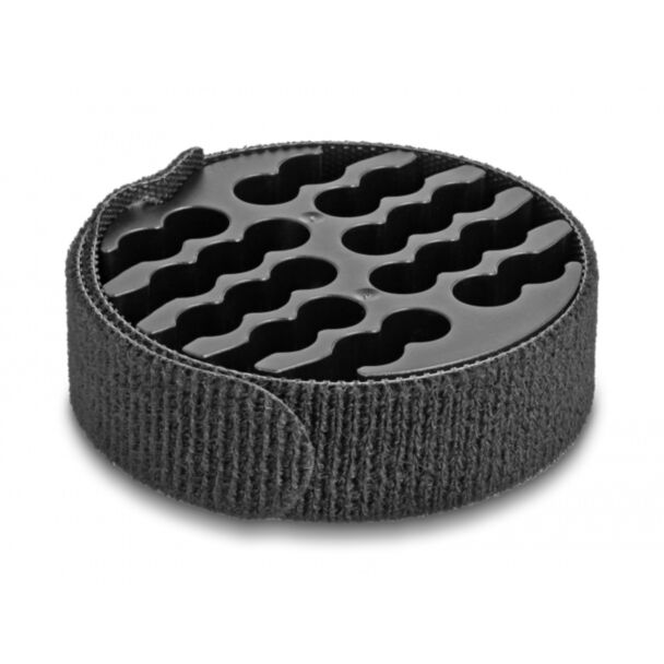 DeLOCK Organizzatore di cavi con fascetta nera