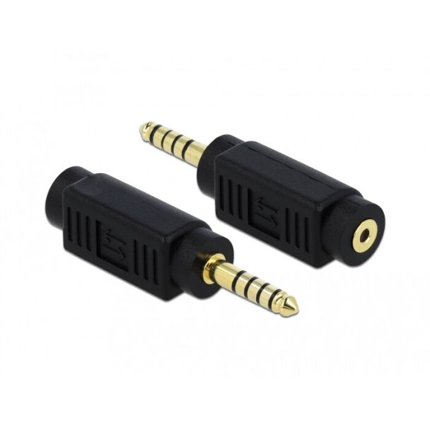 DeLOCK 65996 adattatore per inversione del genere dei cavi 4.4 mm 5 pin 2.5 mm 4 pin Nero