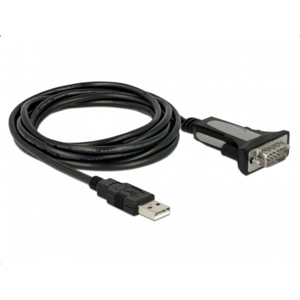 DeLOCK 65962 serial cable Black 3 m USB Type-A DB-9