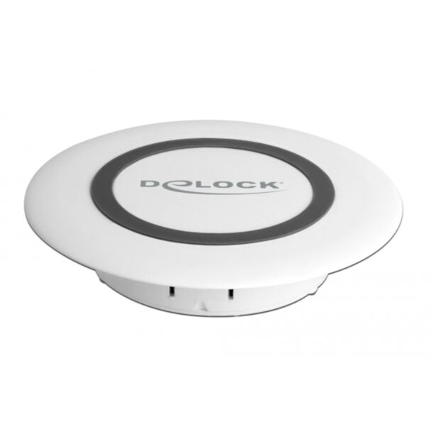 DeLOCK 65918 Caricabatterie per dispositivi mobili Smartphone Bianco USB Carica wireless Ricarica rapida Interno