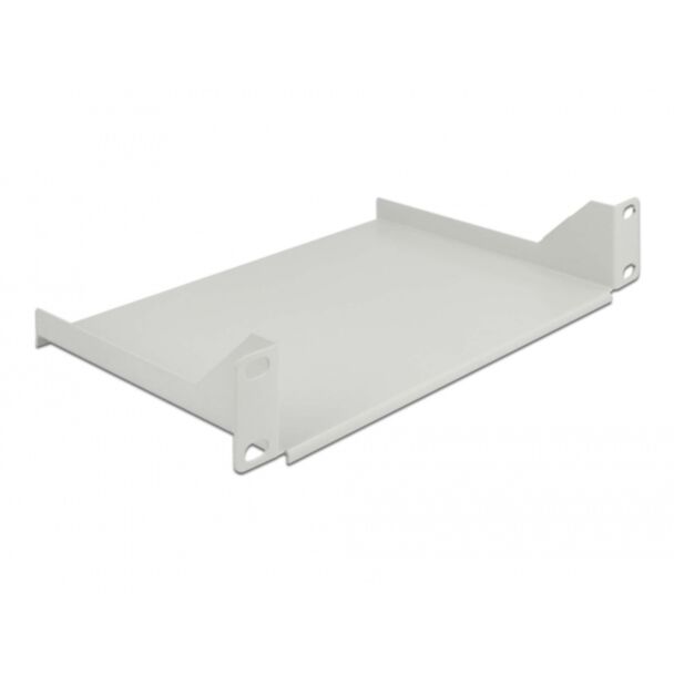 DeLOCK Ripiano da 10″ per armadio di rete 1U grigio