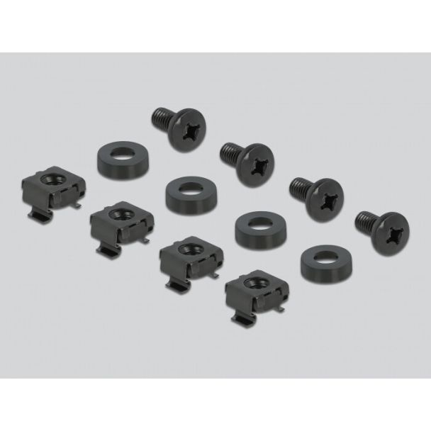 DeLOCK Pannello patch da 19″ Keystone 48 porta 3U nero