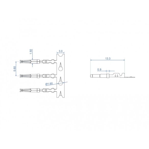 DeLOCK Contatti a crimpare per femmina a crimpare D-Sub HD 40 pezzi