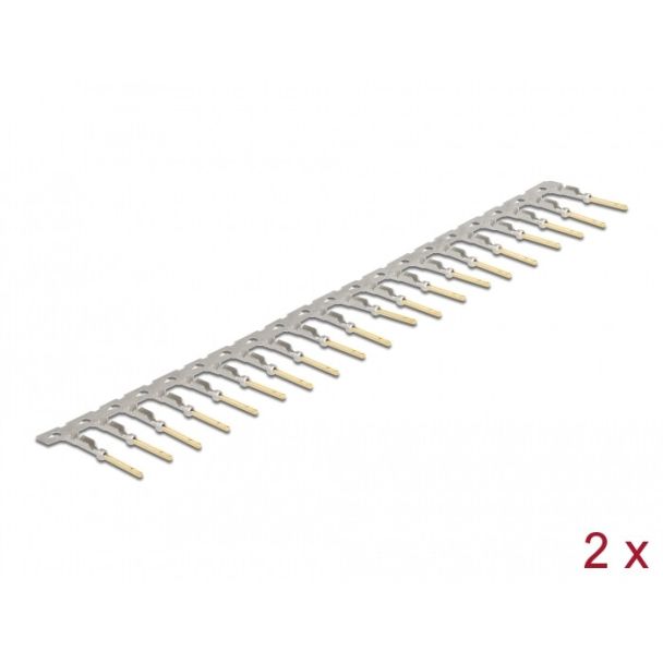 DeLOCK Contatti a crimpare per maschio a crimpare D-Sub HD 40 pezzi
