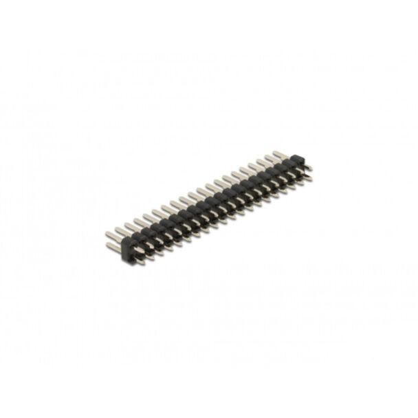 DeLOCK Pin header a 20 pin, passo 2,54 mm, 2 fila, diritto, 5 pezzi