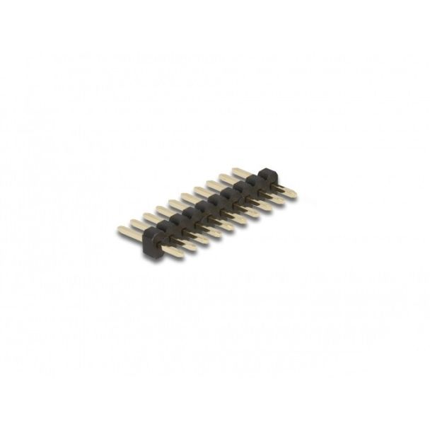 DeLOCK Pin header 10 pin, pitch 2.54 mm, 2-row, straight, 5 pieces