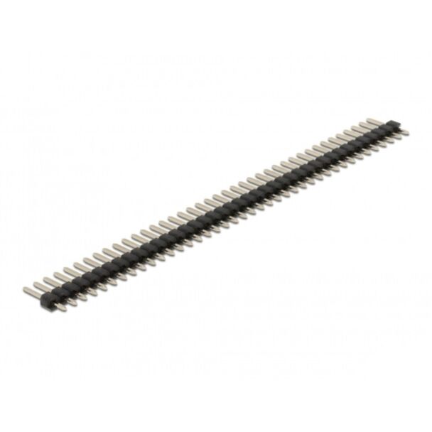 DeLOCK Pin header a 40 pin, passo 2,54 mm, 1 fila, diritto, 5 pezzi
