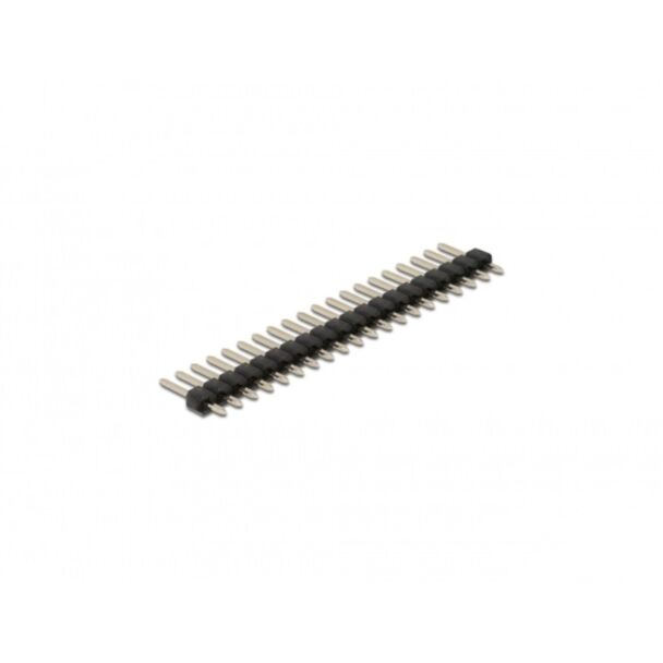 DeLOCK Pin header a 20 pin, passo 2,54 mm, 1 fila, diritto, 5 pezzi